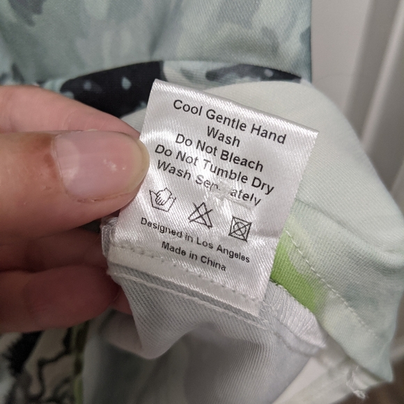 Y.T.G. LA Landscape Waterpaint Button Down Collar Shirt Rare NWT - Picture 6 of 11